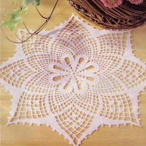 Crochet doily PATTERN, Instant PDF doily, crochet Tablecloth PATTERN, Ukrainian shop