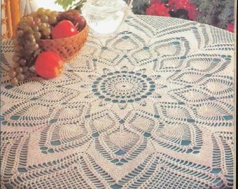 Crochet doily PATTERN, Instant PDF doily, crochet Tablecloth PATTERN, Ukrainian shop