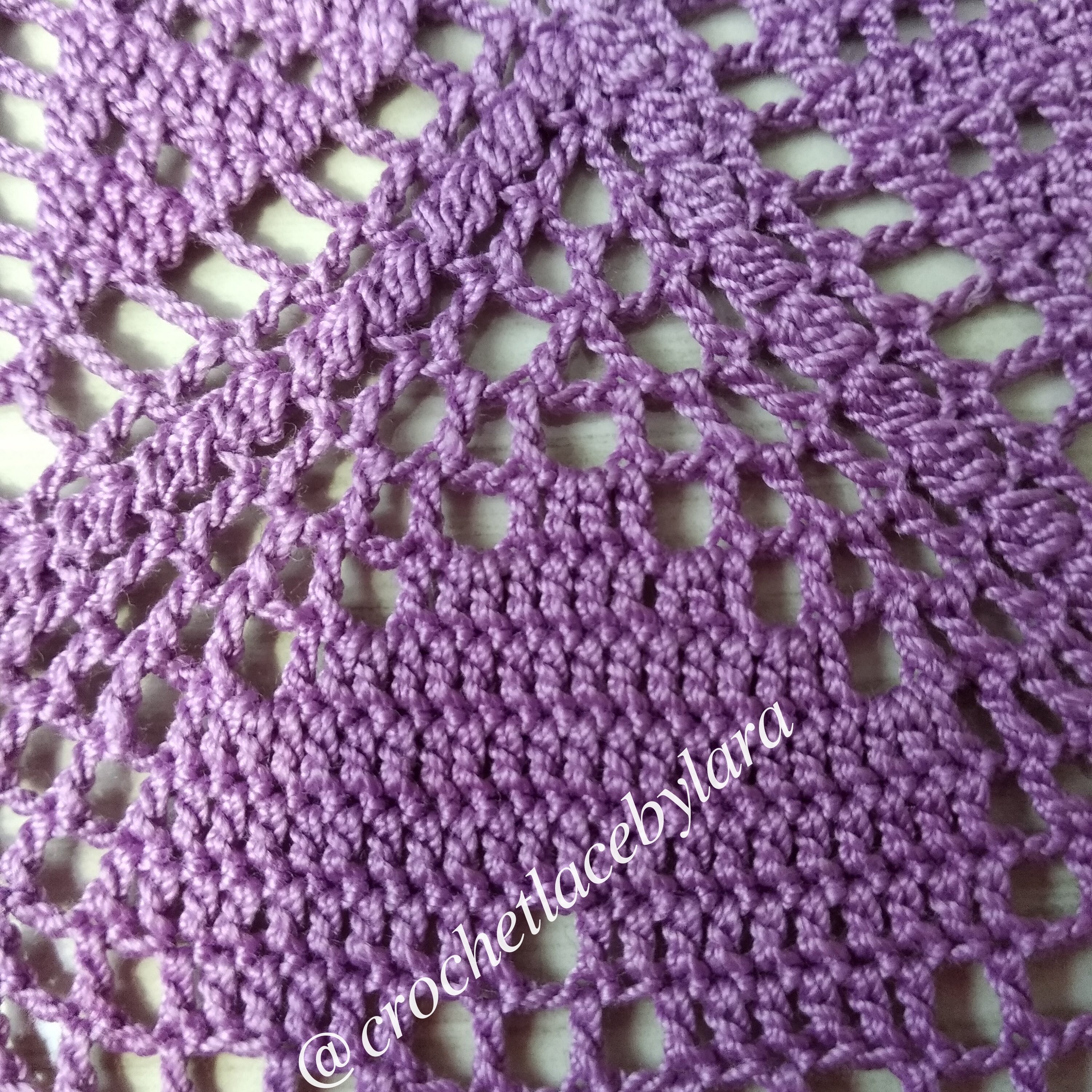 Violet Crochet Doily Crochet Hearts Valentine's Day - Etsy