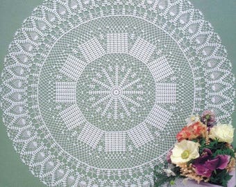 Crochet Doily Pattern, Tablecloth Diagram (PDF Pattern)