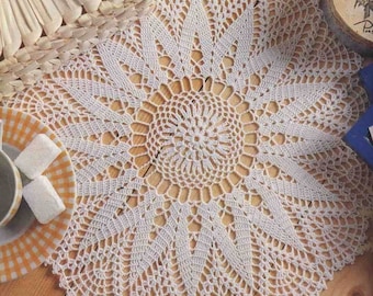 Crochet napperon PATTERN, napperon PDF instantané, crochet feuilles PATTERN, boutique ukrainienne