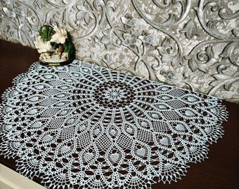 Patrón de tapete de crochet de 60 cm (descarga instantánea en PDF)