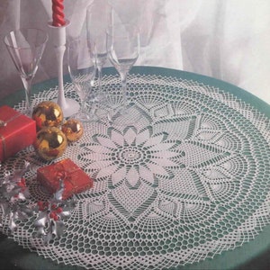 Crochet doily PATTERN, Instant PDF doily, crochet Tablecloth PATTERN, Ukrainian shop
