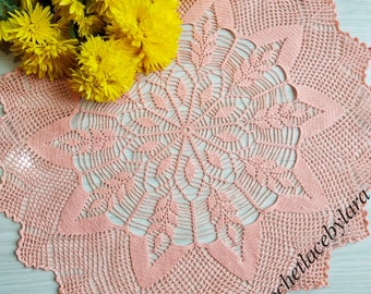 Crochet doily PATTERN, Instant PDF doily, crochet Tablecloth PATTERN, Ukrainian shop