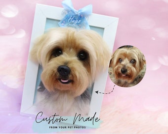 Custom Needle Felted Pet portrait, pet portrait, Pet Memorial,Pet Loss Gift, Felted Animals,Birthday Gift