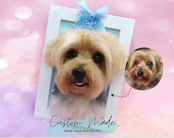 Custom Needle Felted Pet portrait, pet portrait, Pet Memorial,Pet Loss Gift, Felted Animals,Birthday Gift