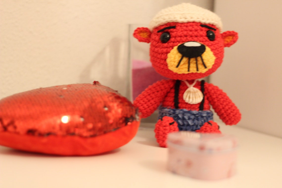 Pascal Animal Crossing Plush Pascal the Otter ACNH Crochet Etsy