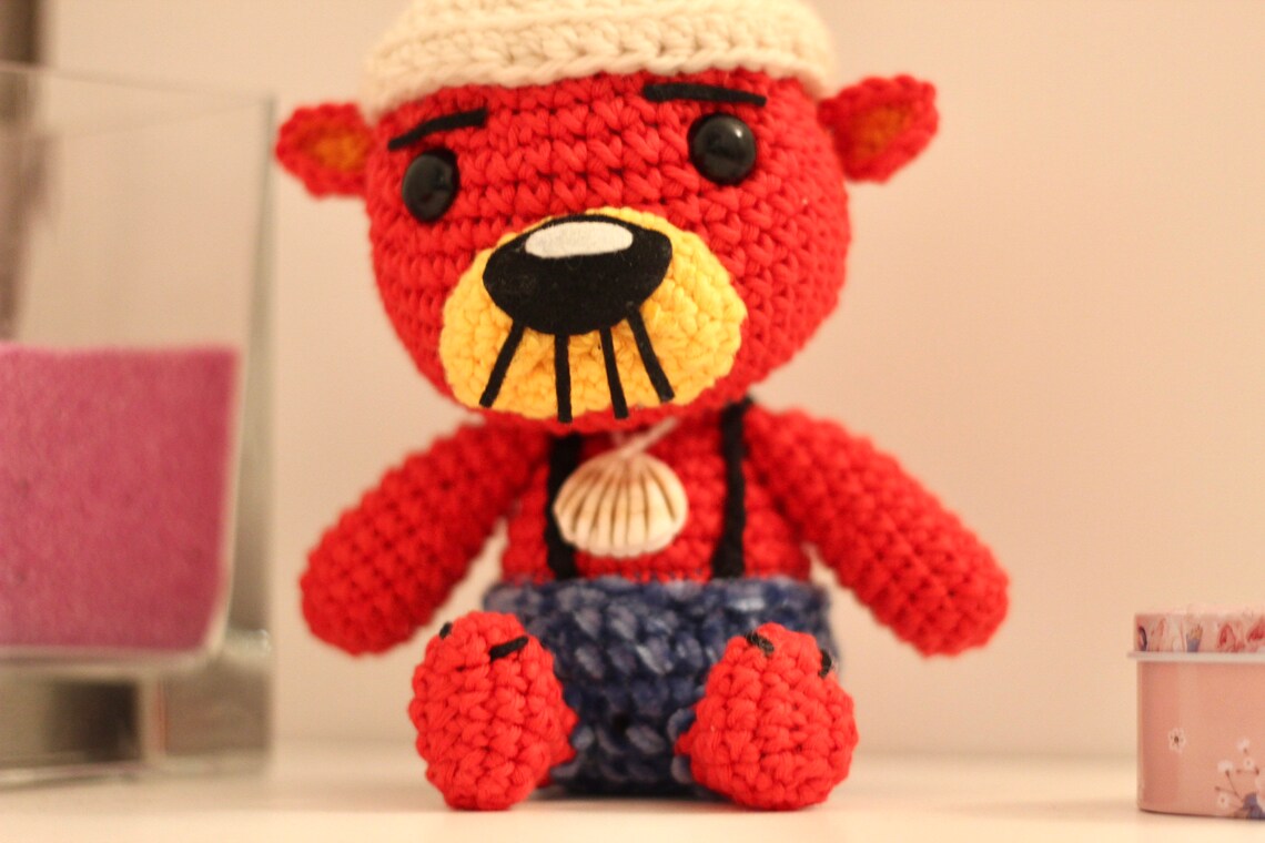 Pascal Animal Crossing Plush Pascal the Otter ACNH Crochet Etsy