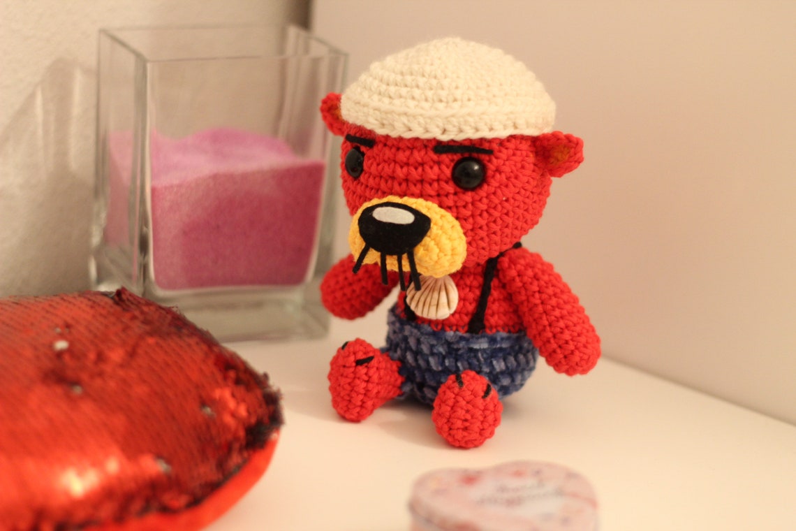 Pascal Animal Crossing Plush Pascal the Otter ACNH Crochet Etsy