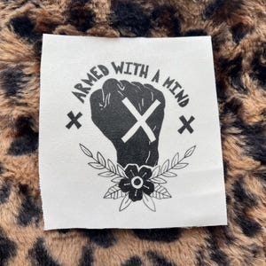 Straight Edge Sew-On Punk Patch