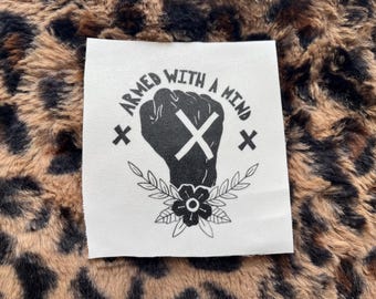 Straight Edge Sew-On Punk Patch
