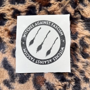 Witches Against Fascism Sew-On Punk Patch