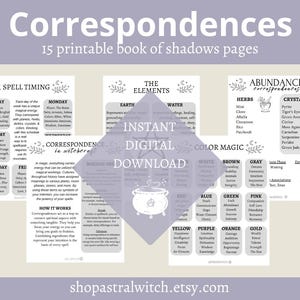 Magische correspondentie | Afdrukbare grimoirepagina's hekserij