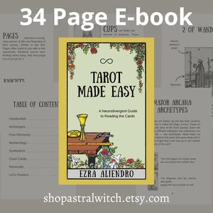 Tarot Made Easy: A Neurodivergent Guide to Reading the Cards (E-book)