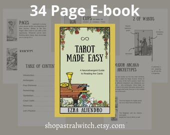 Tarot Made Easy: A Neurodivergent Guide to Reading the Cards (E-book)