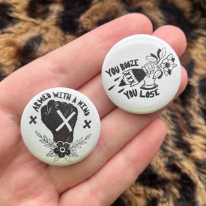 Straight Edge Button Set