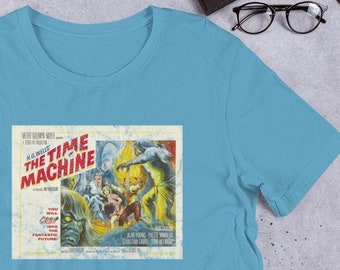 The Time Machine, Retro Movie Art Shirt, Cult Classic Tee, Sci-Fi Art, Vintage Graphic Tee, Horror Movie