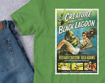 Creature from the Black Lagoon, Retro Movie Art Shirt, Cult Classic Tee, Sci-Fi Art, Vintage Graphic Tee, Horror Movie