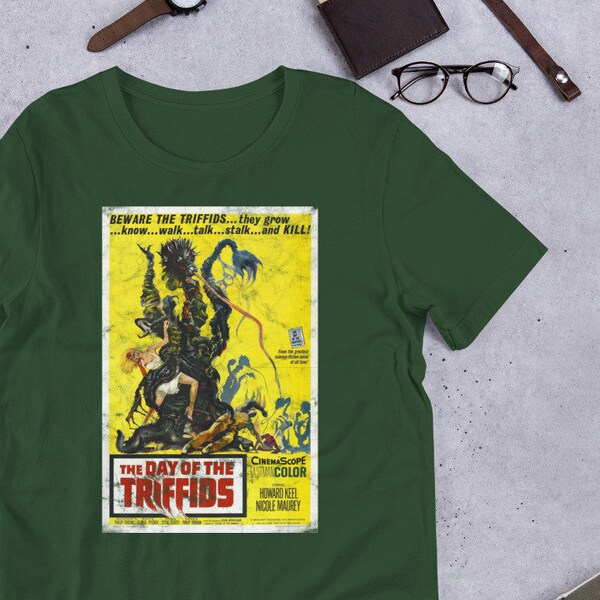 The Day of the Triffids, Retro Movie Art Shirt, Cult Classic Tee, Sci-Fi Art, Vintage Graphic Tee
