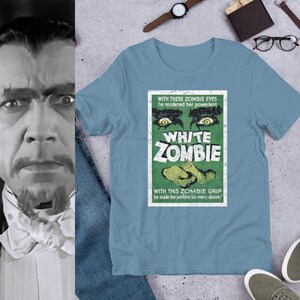 White Zombie, Retro Movie Art Shirt, Cult Classic Tee, Sci-Fi Art, Vintage Graphic Tee image 4