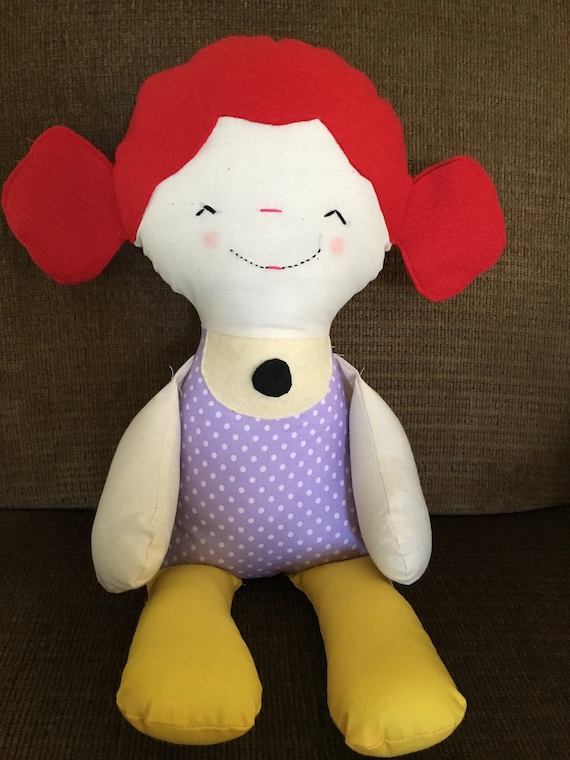 red headed rag doll