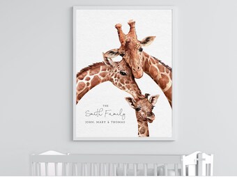 giraffe prints for nursery