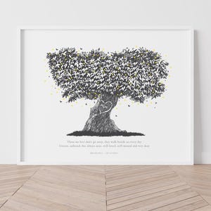 Bereavement Loss of Mother Gift, Forever in Our Hearts Condolence Gift Loss of Mom, Mom Memorial Gift, Beautiful Memorial Tree Sympathy Gift