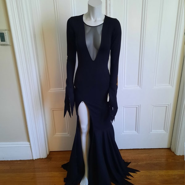 Addams Family Musical Morticia 2 way gown