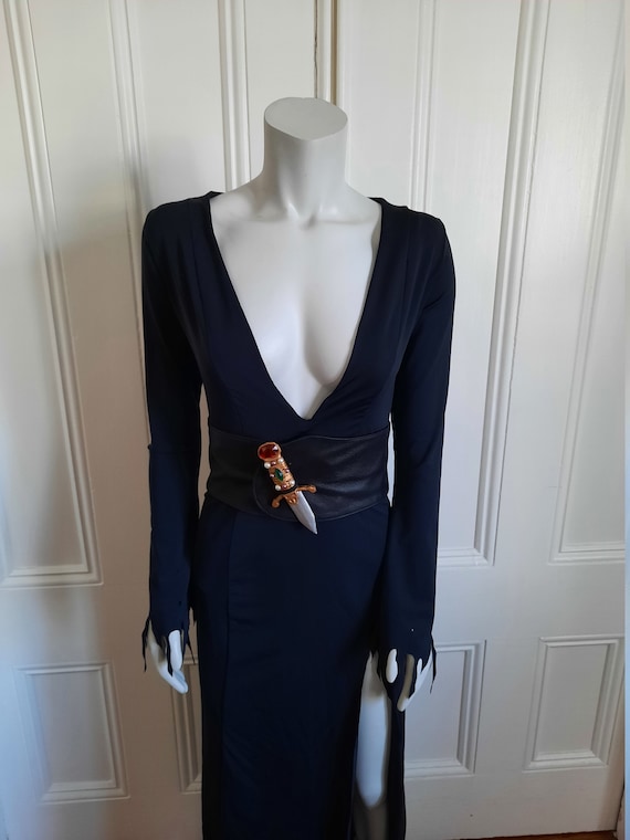 Dark Mistress Gothic Elvira Inspired Costume Dress - Etsy 