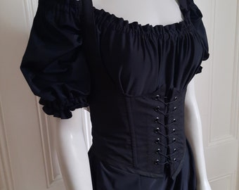 Gothic / Steampunk Renaissance Fair Vest style underbust corset