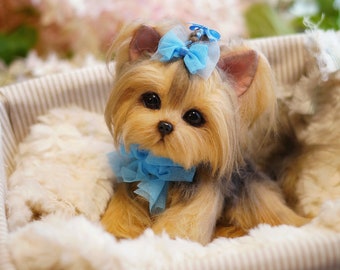 lifelike yorkie stuffed animal