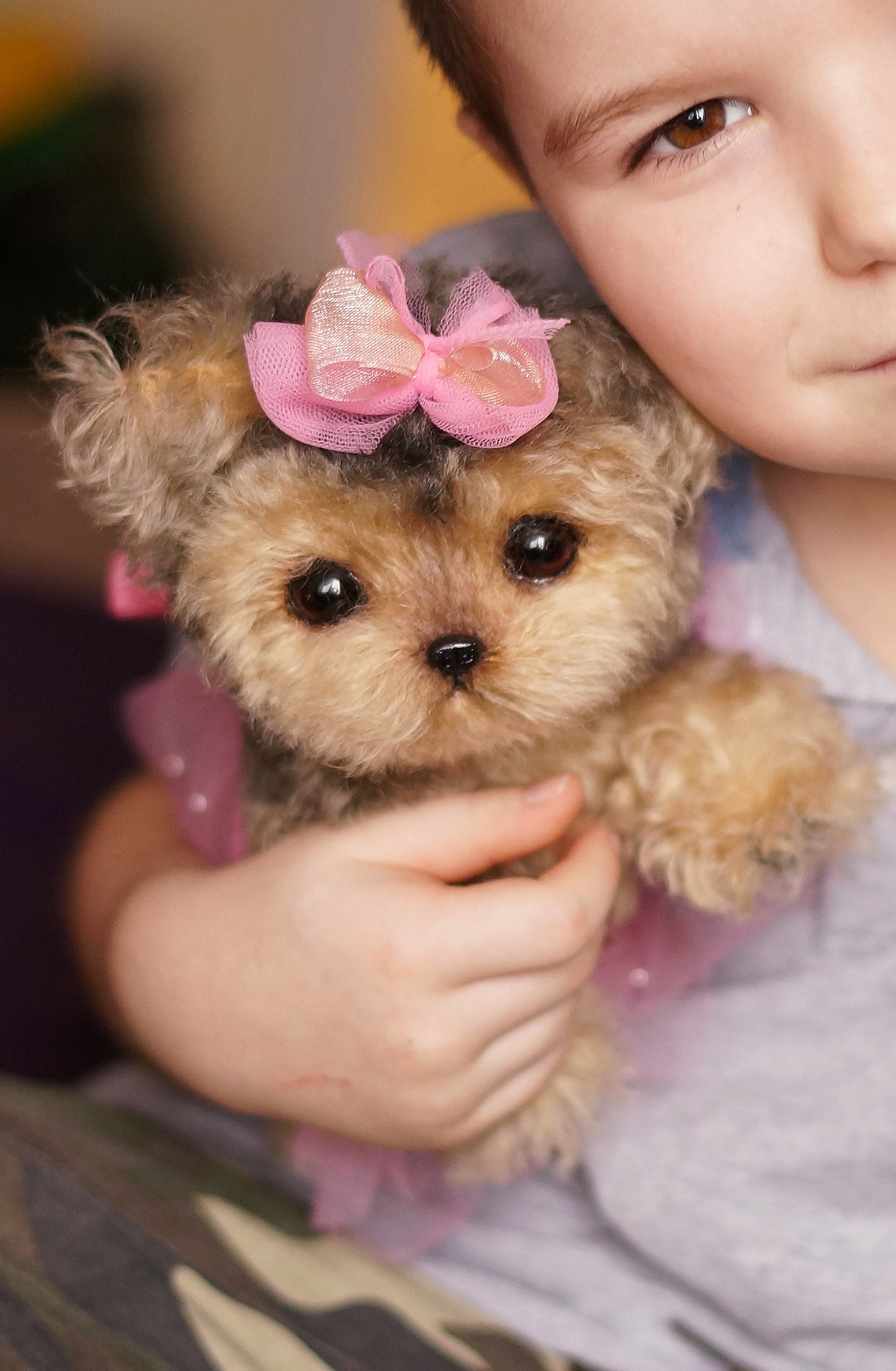 Yorkshire Terrier puppy stuffed animal dog replica plush Etsy