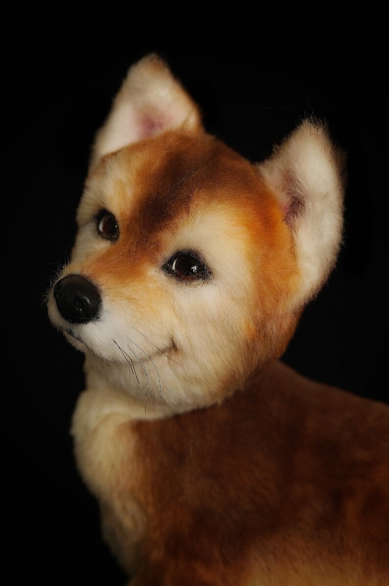 Shiba inu Welpen Stofftier ausgestopfte Hund realistische Etsy