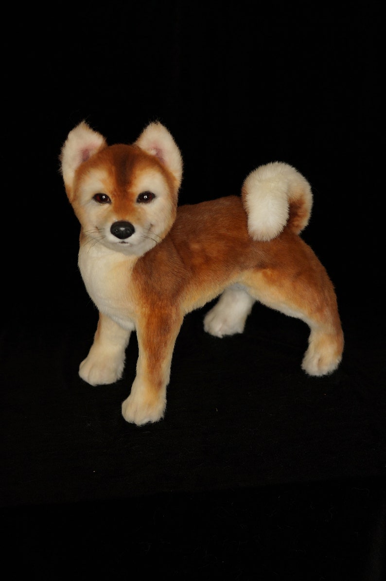 Shiba inu Welpen Stofftier ausgestopfte Hund realistische Etsy