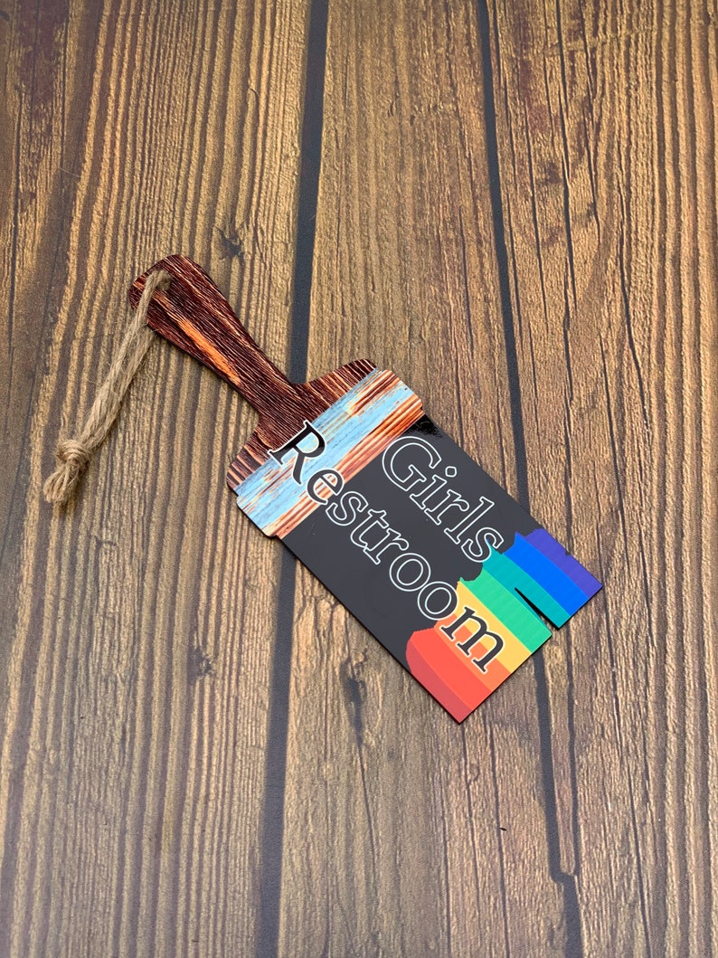 Paint Brush Hanger Teacher Door Hanger Customized Door Etsy