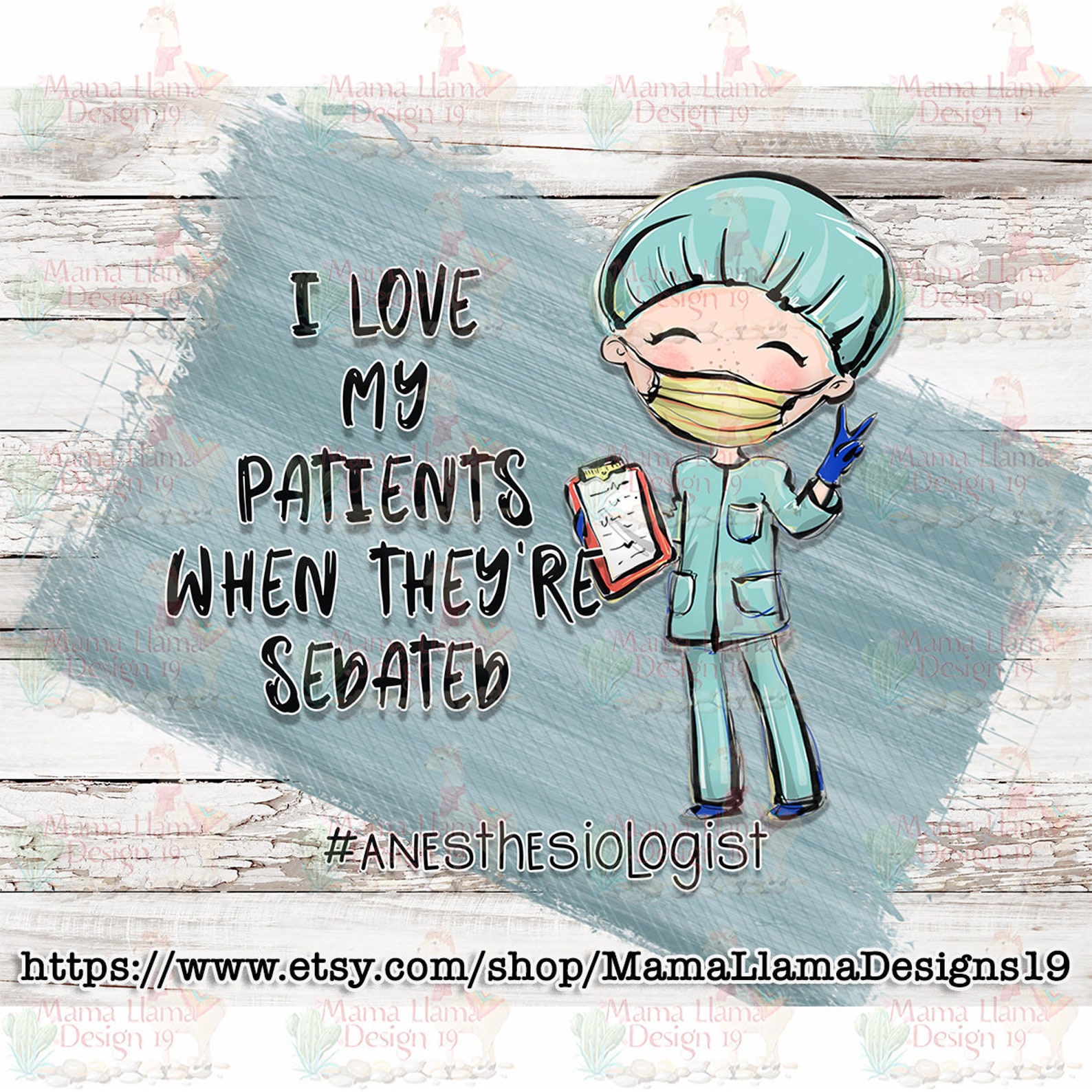 I Love My Patients When They're Sedated Anesthesiologist - Etsy