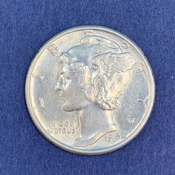 1942 Dime Etsy