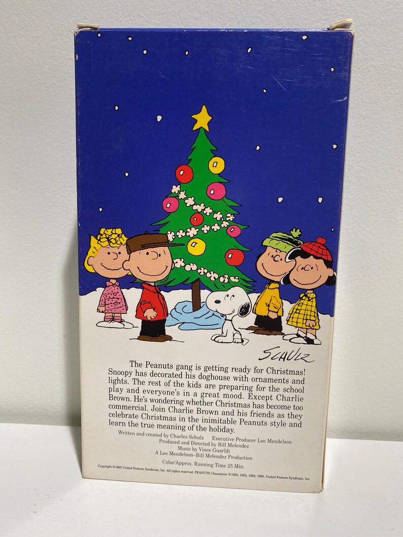 A Charlie Brown Christmas VHS Charlie Brown and His Friends Discover