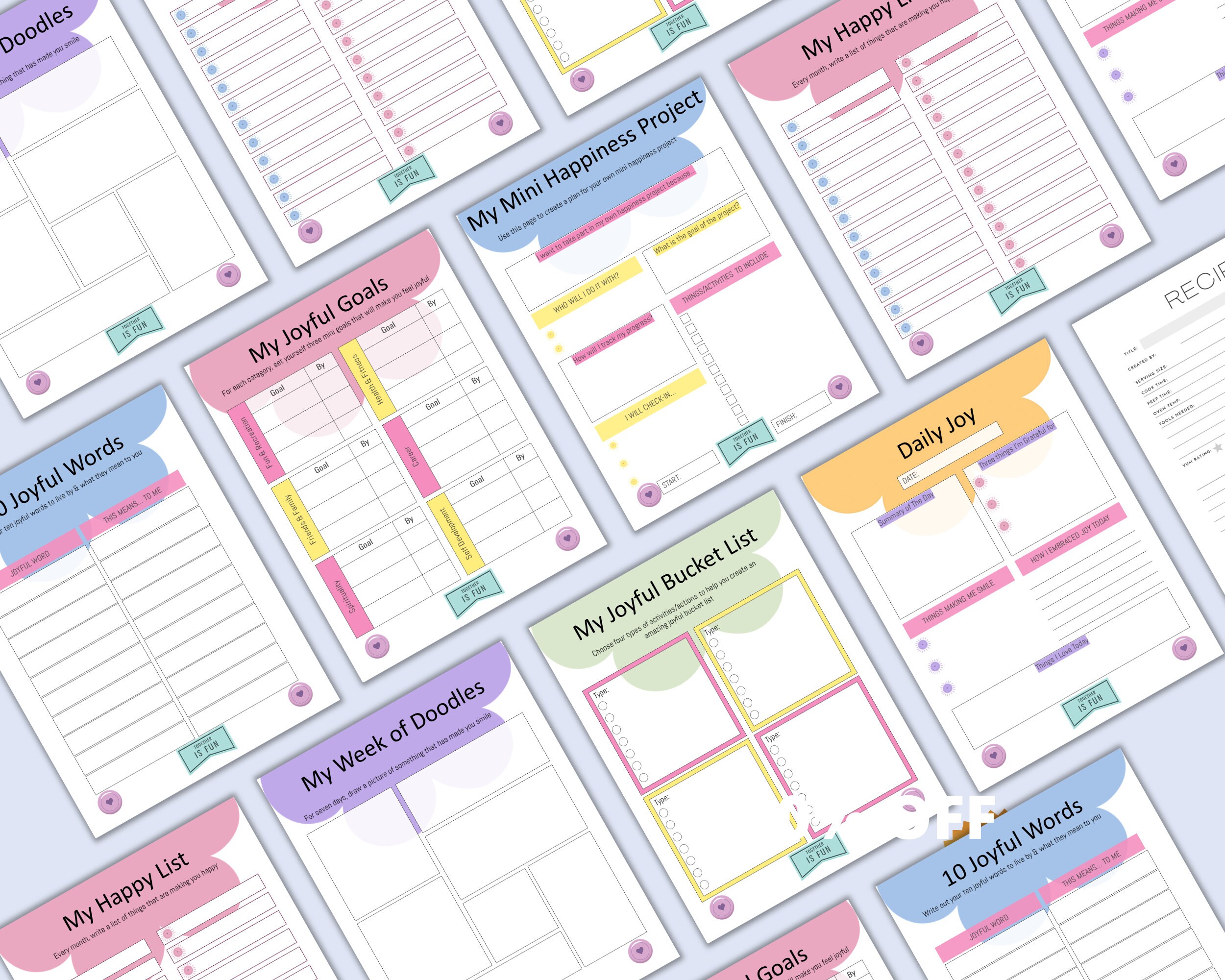 Joyful Journal Happiness Choose Joy Printable PDF Journal Prompts - Etsy