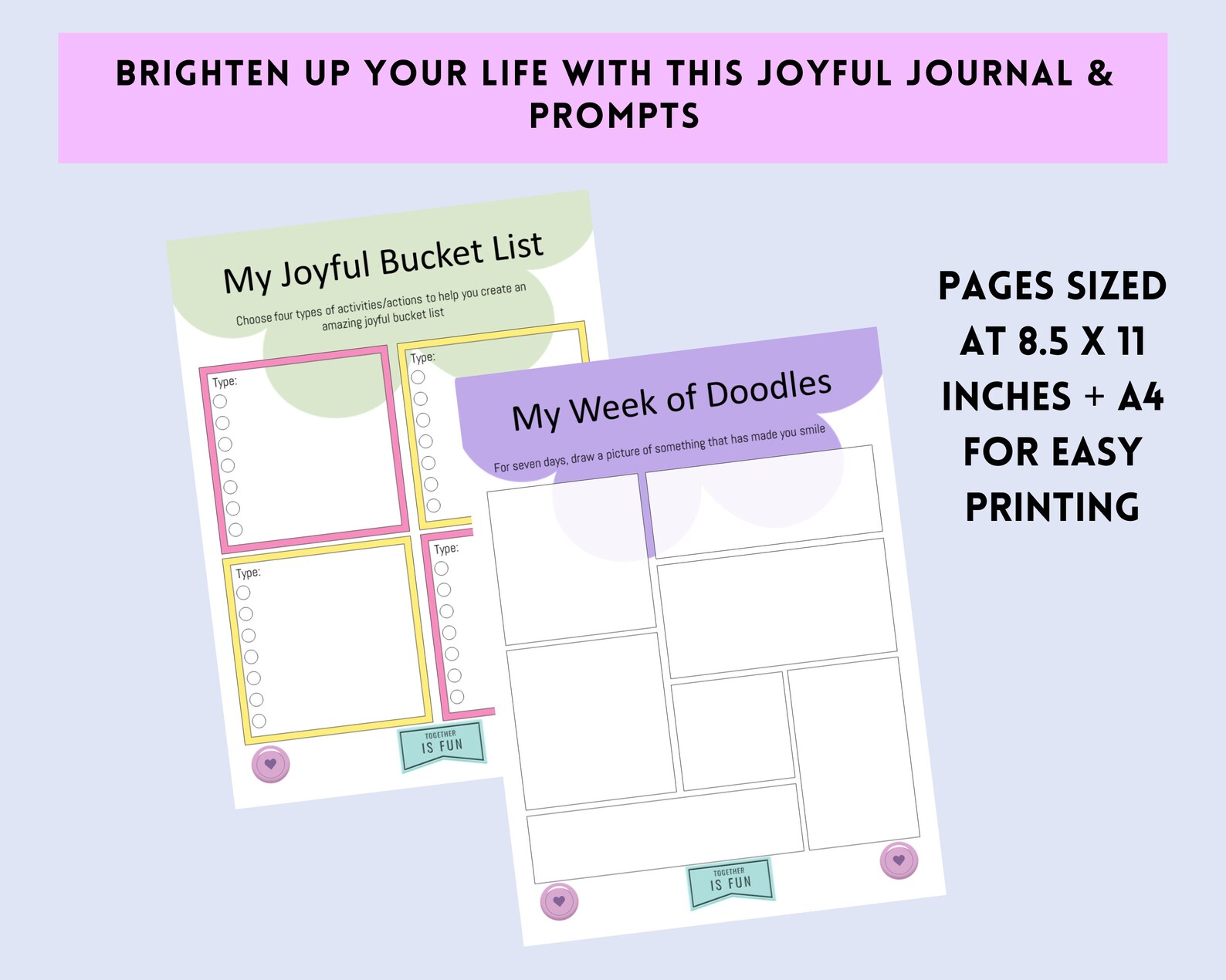 Joyful Journal Happiness Choose Joy Printable PDF Journal Prompts - Etsy
