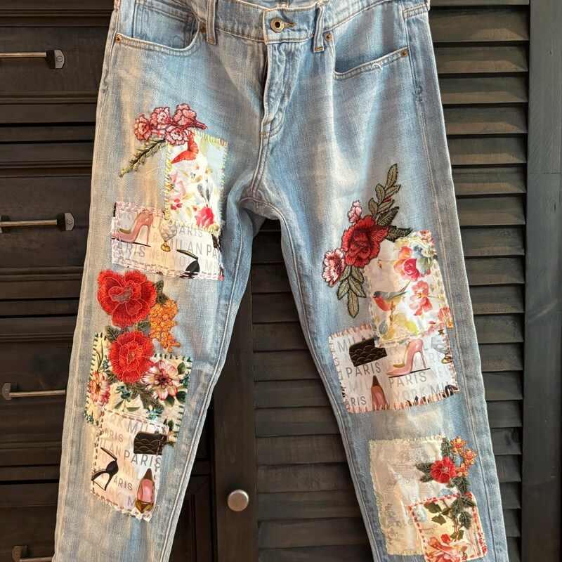 Custom Embroidered Womens Jeans - Etsy