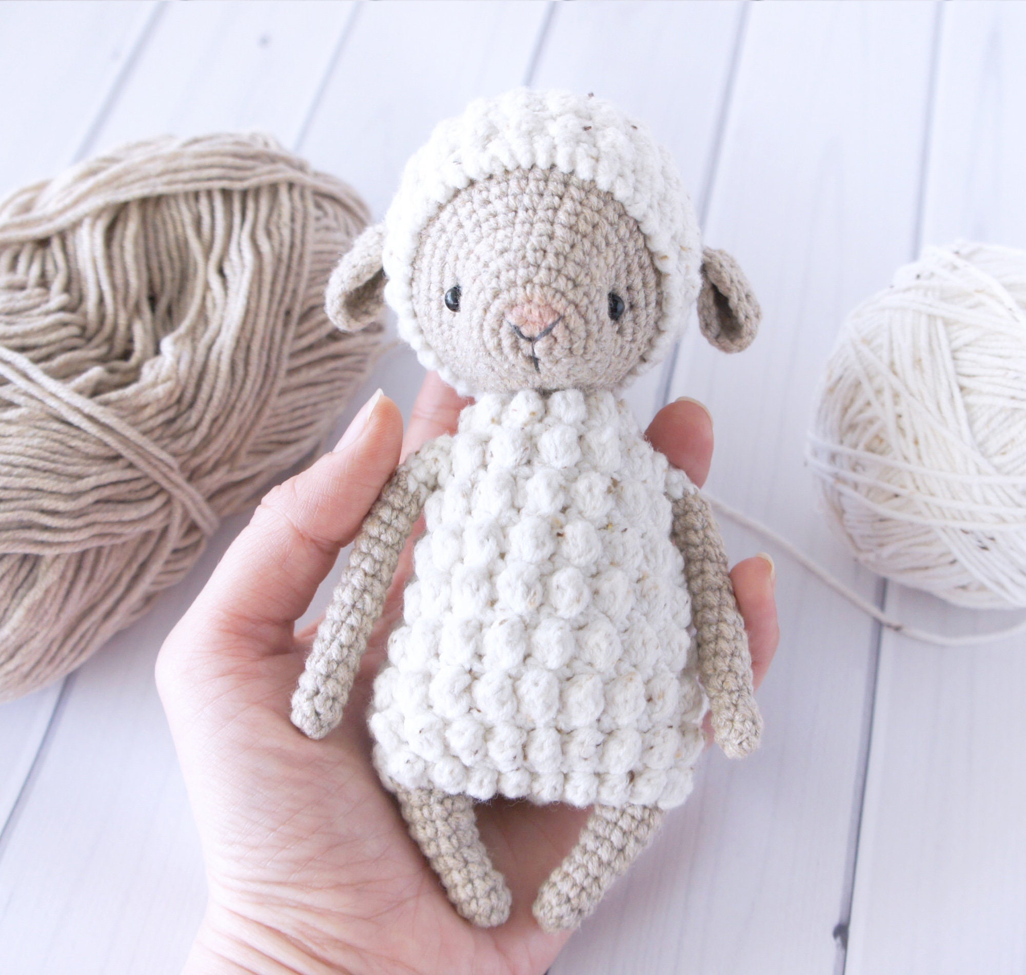 Handmade Sheep Doll for kids White Lamb Nursery Decor Etsy