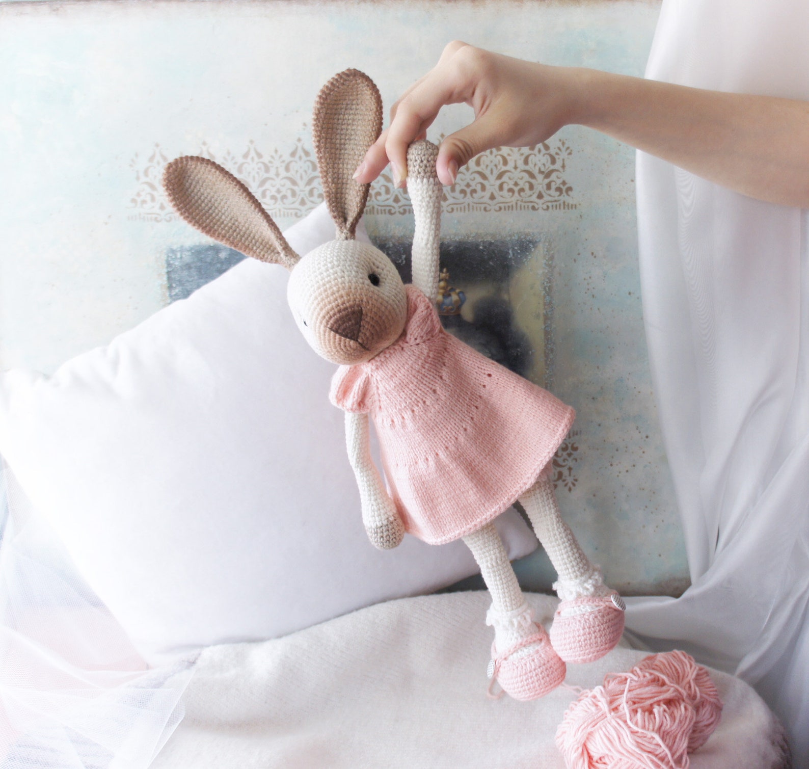 Rabbit doll. Кукла кролик.
