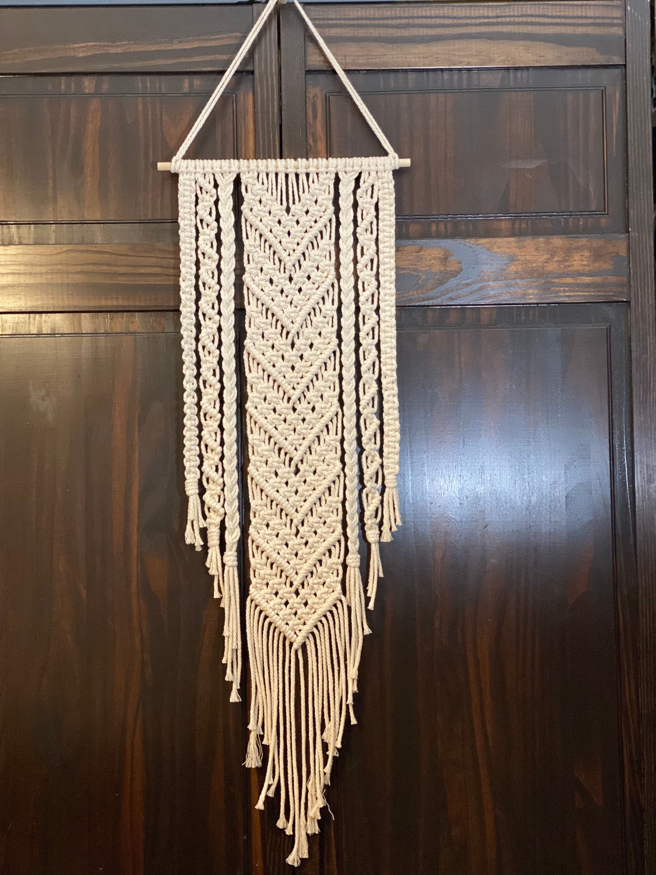 Long Macrame Wall Hanging Etsy