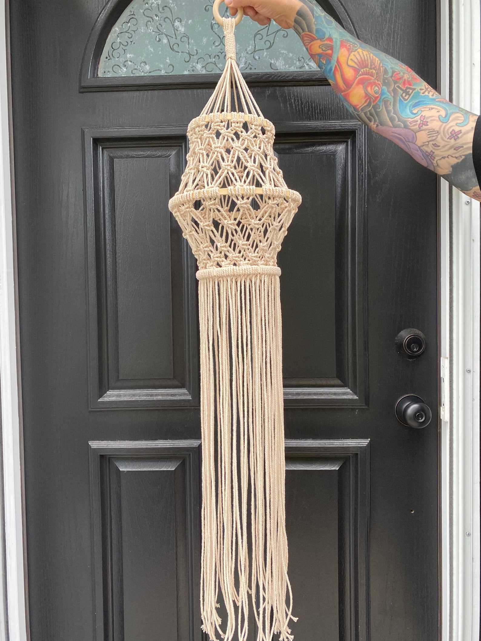 Macrame Lantern Etsy