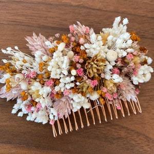 "Locquirec" dried flower comb