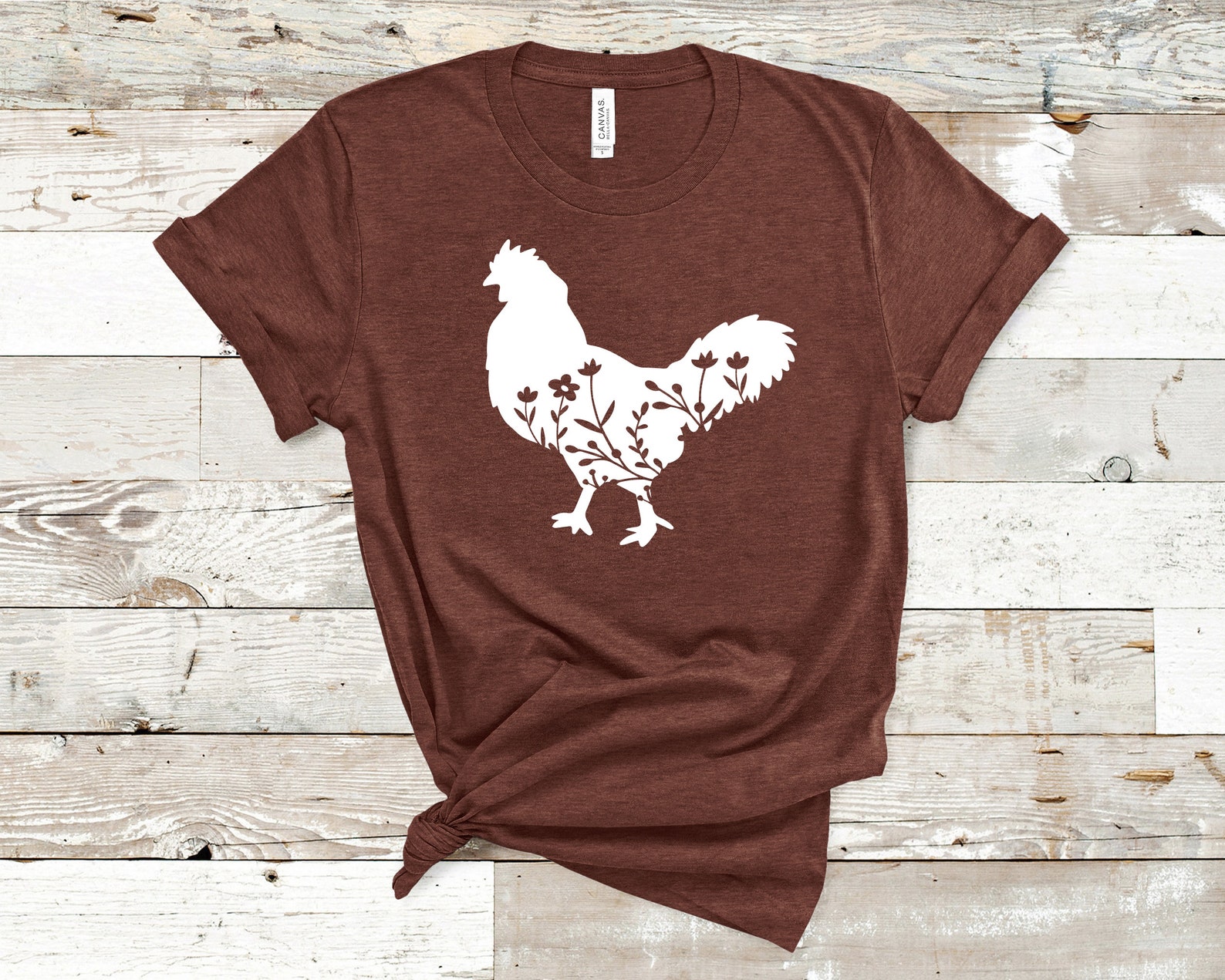 Chicken Mama Shirt Floral Chicken Shirt Chicken Shirts for | Etsy