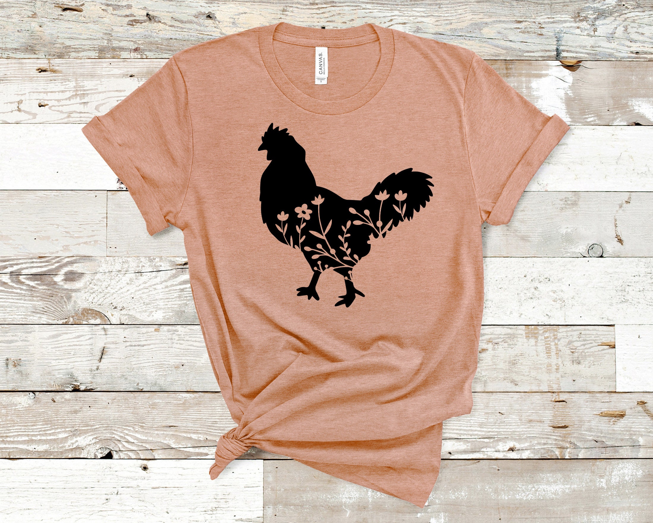 Chicken Mama Shirt Floral Chicken Shirt Chicken Shirts for | Etsy
