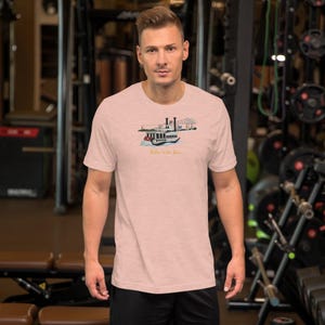 New Orleans Steamboat T-Shirt: Louisiana Riverboat Design