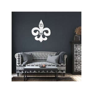 Fleur De Lis, New Orleans, Louisiana, Metal Sign